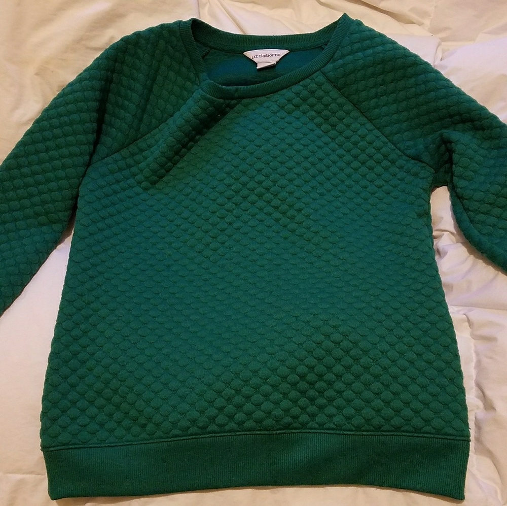Liz Claiborne Crew Neck Sweatshirt